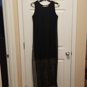 Catos black maxi dress